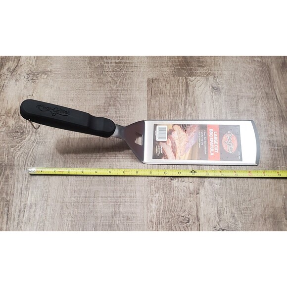 Char-Griller 8672 Outdoor Grilling Tool Large Cut Barbecue Spatula with Hook BBQ - Picture 5 of 6